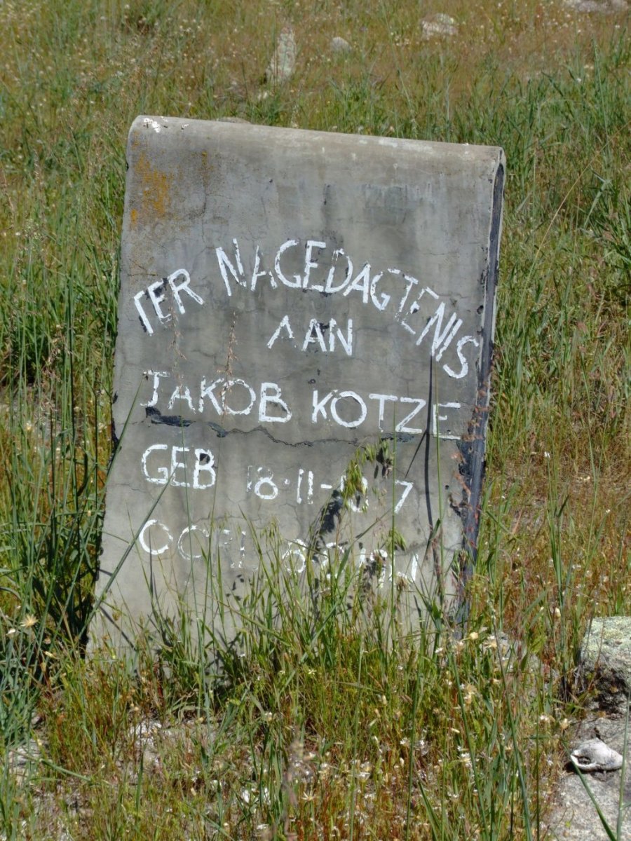 KOTZE Jakob 19?7-19?1
