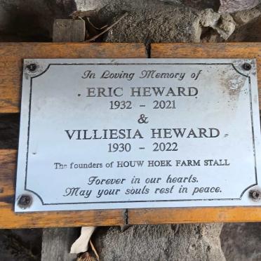 HEWARD Eric 1932-2021 & Villiesia 1930-2022