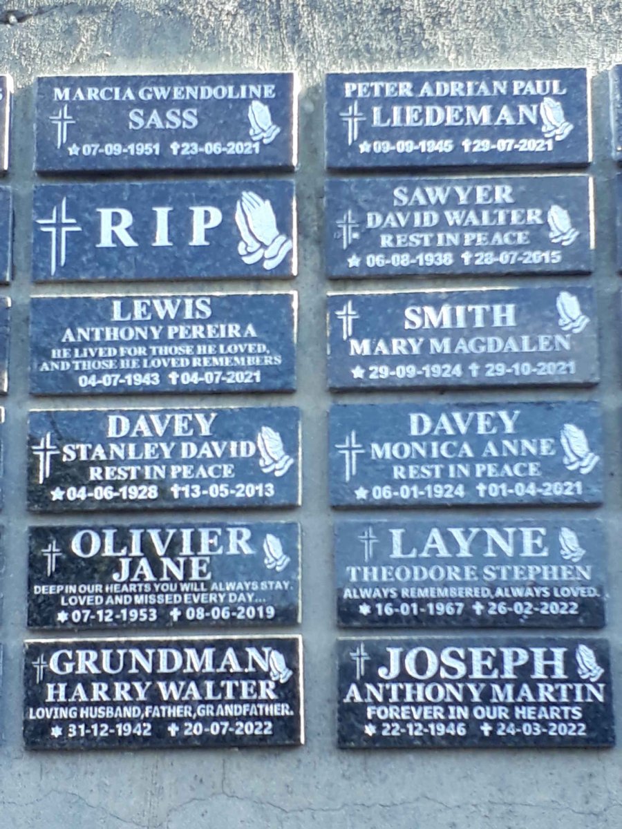 30. Memorial Wall