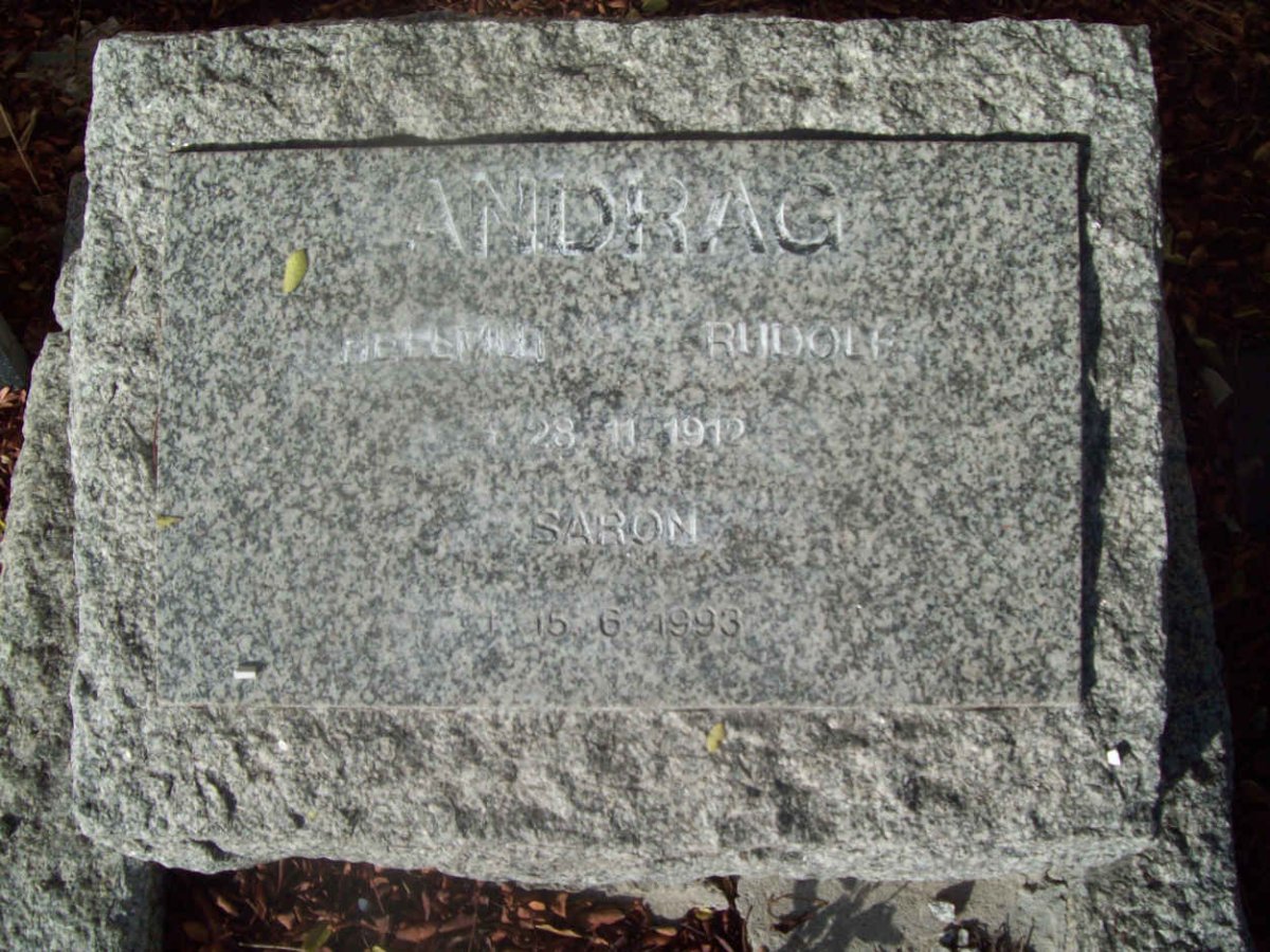 ANDRAG ? Rudolf 1912-  :: ANDRAG Saron -1993
