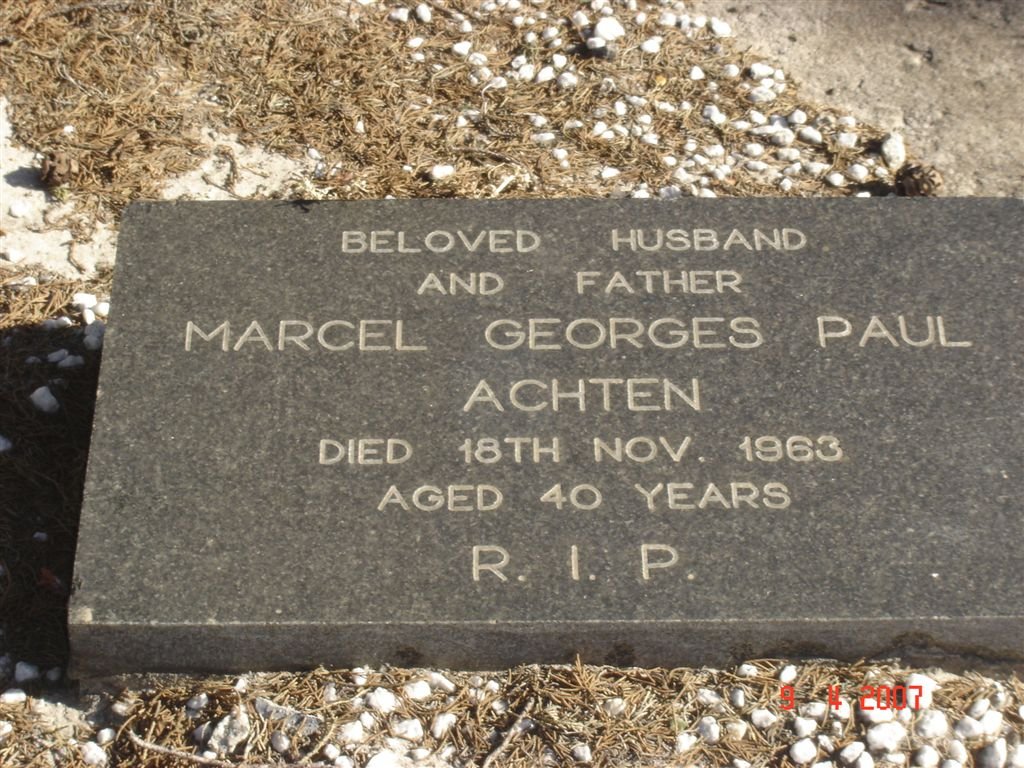 ACHTEN Marcel Georges Paul -1963