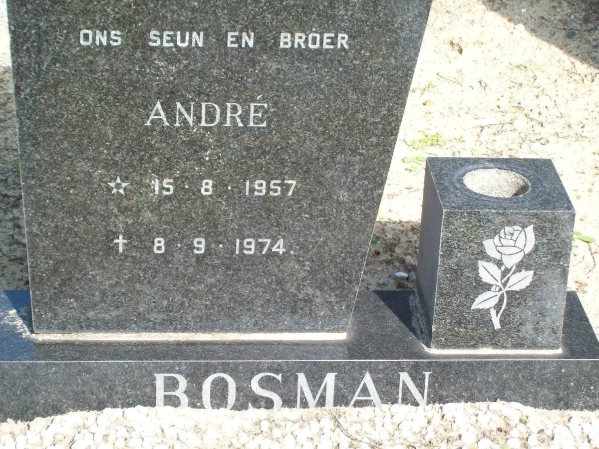 BOSMAN Andre 1957-1974