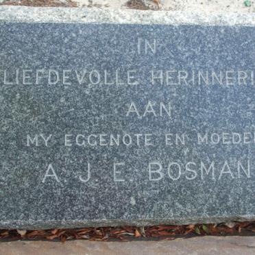 BOSMAN A.J.E.
