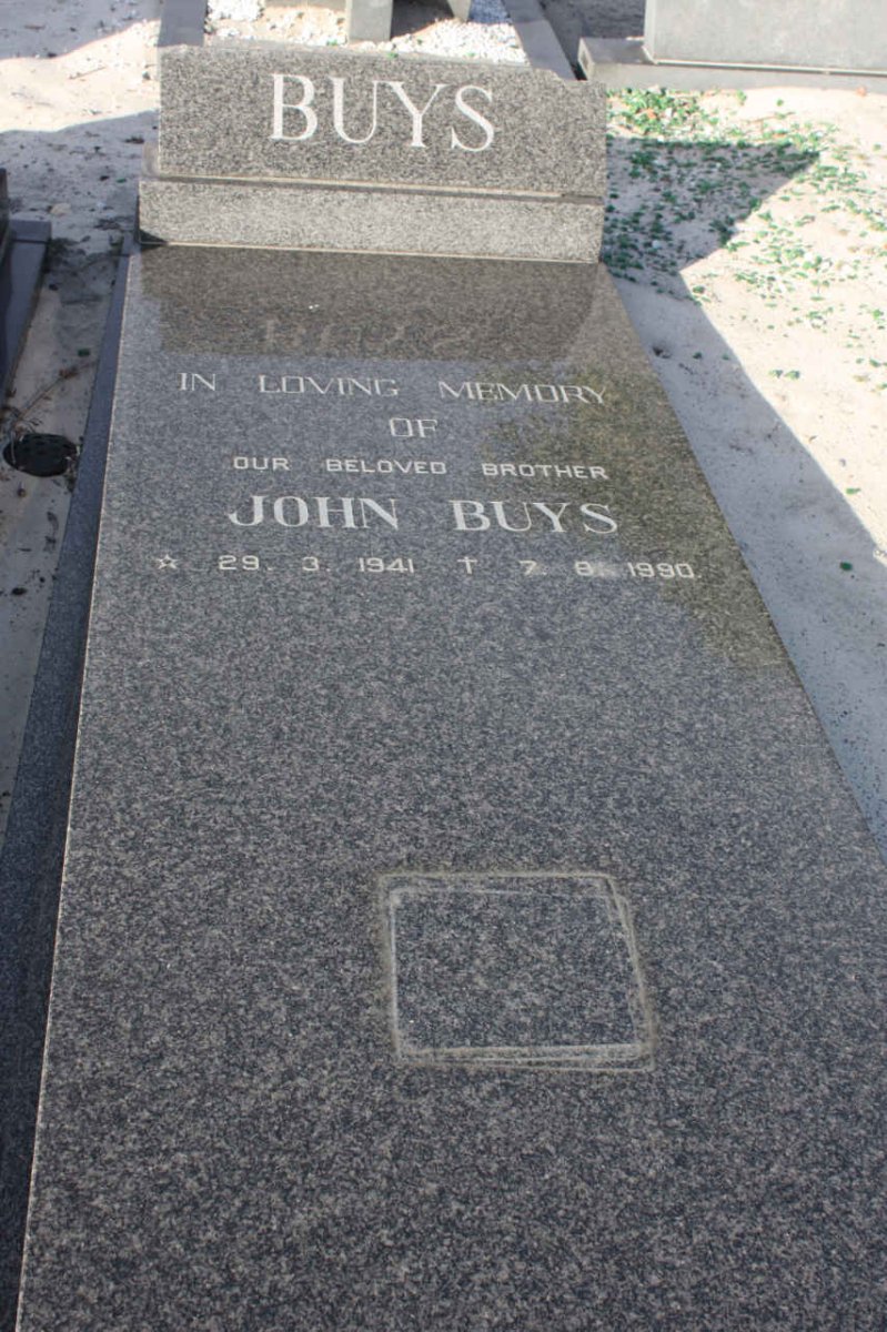 BUYS John 1941-1980