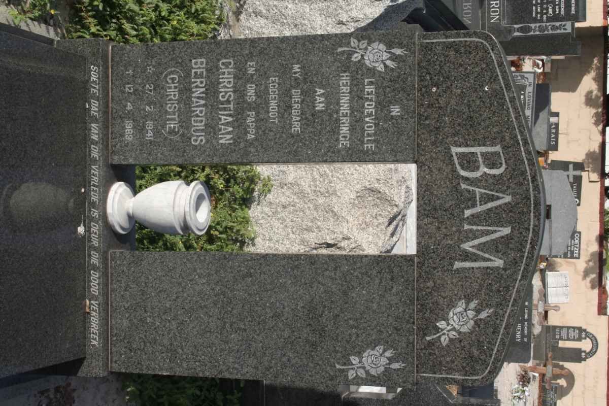 BAM Christiaan Bernardus 1941-1989