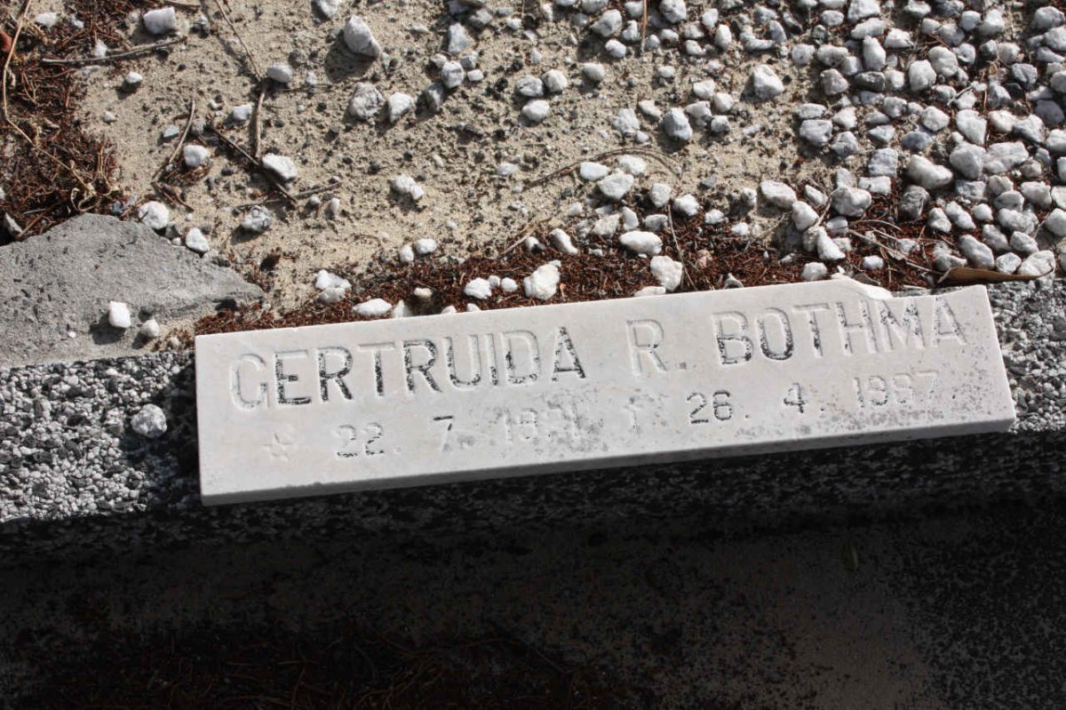 BOTHMA Gertruida R. 18??-1987
