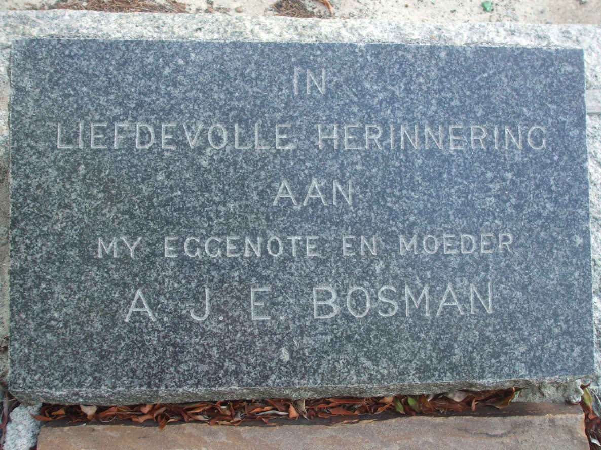 BOSMAN A.J.E.