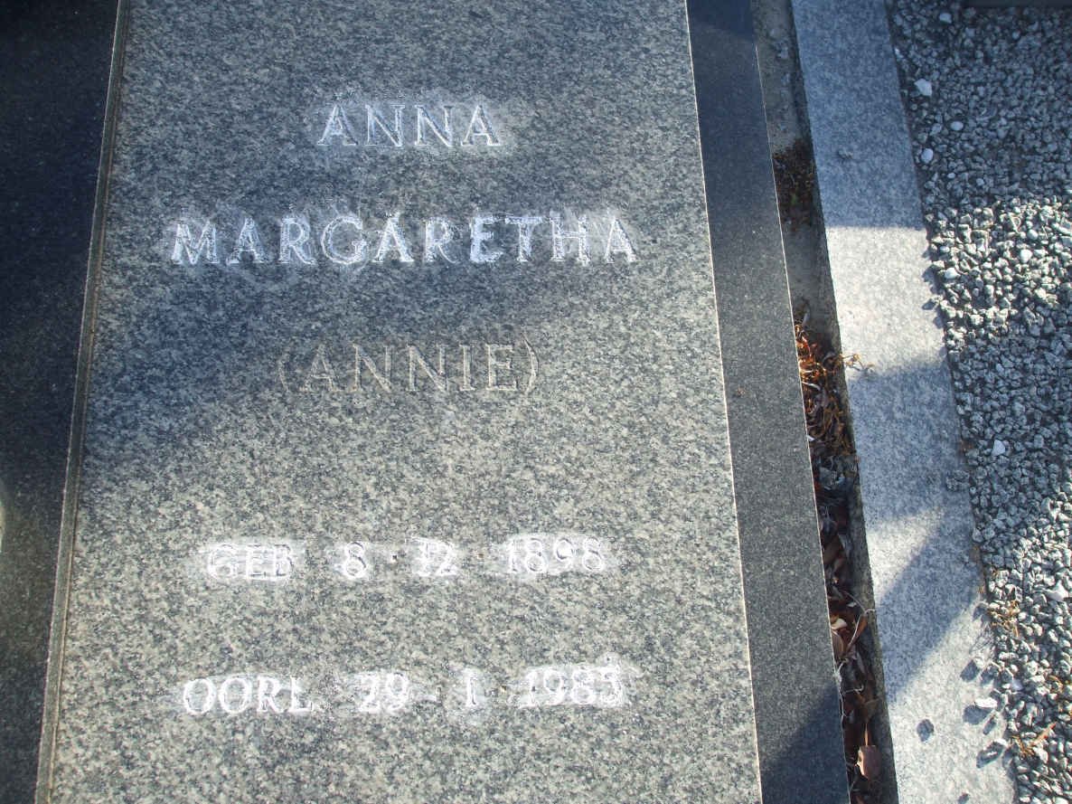 BOSMAN Anna Margaretha 1898-1985