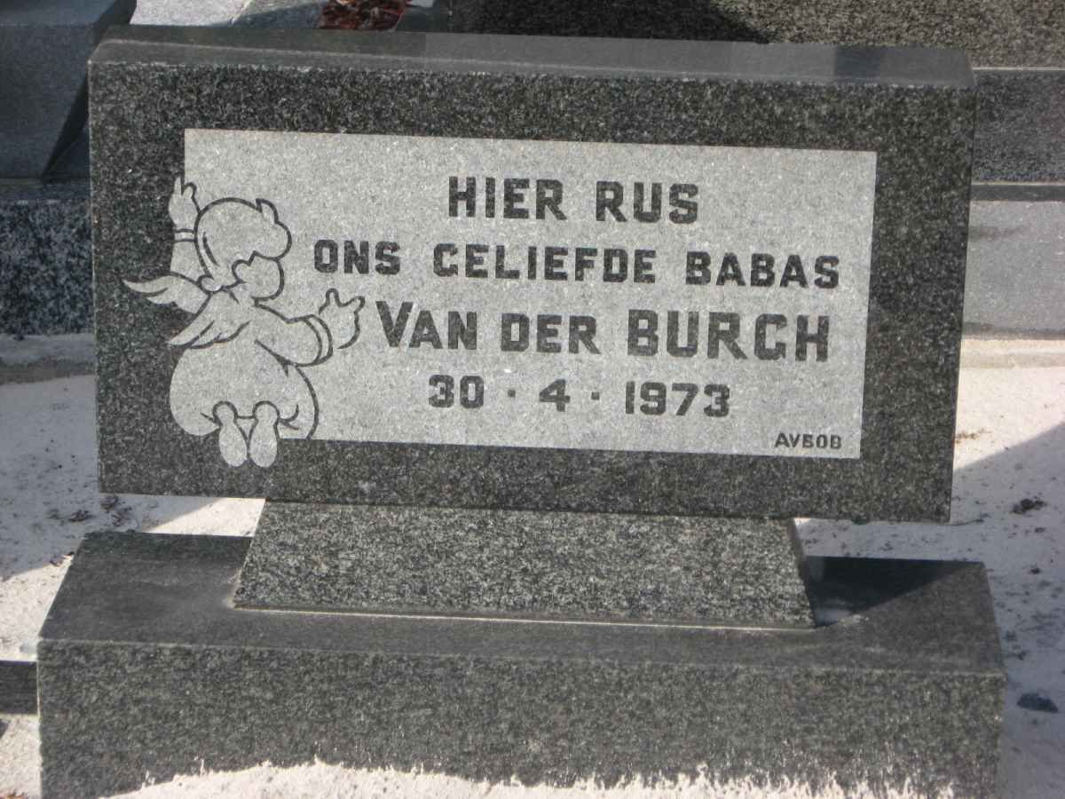 BURGH Babas, van der 1973-1973