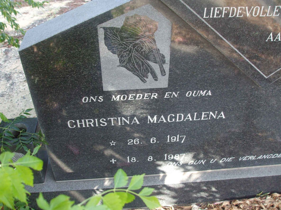 BOTES Christina Magdalena 1917-1987