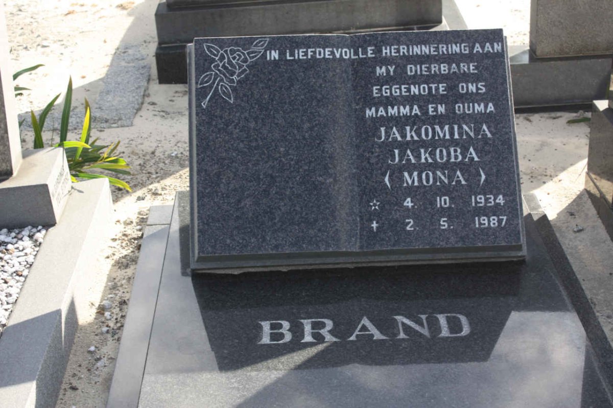 BRAND Jakomina Jakoba 1934-1987