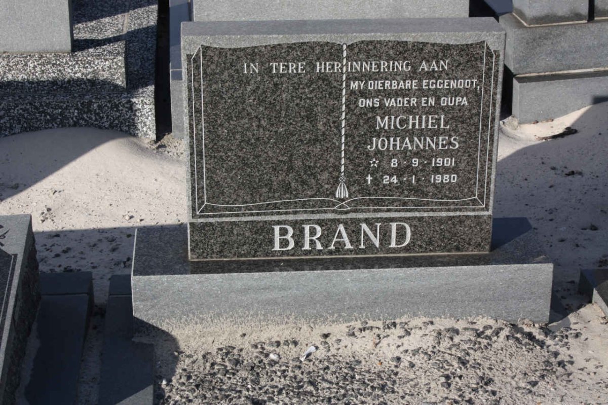 BRAND Michiel Johannes 1901-1980