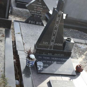 BESTER Ian Andre 1972-1972 :: BESTER Andries Jacobus 1945-2012