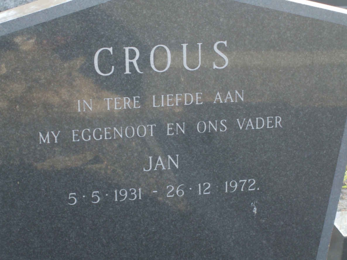 CROUS Jan 1931-1972