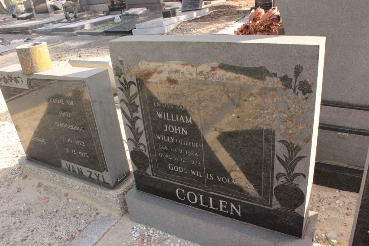 COLLEN William John 1924-1973