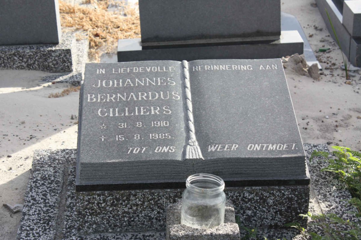 CILLIERS Johannes Bernardus 1910-1985