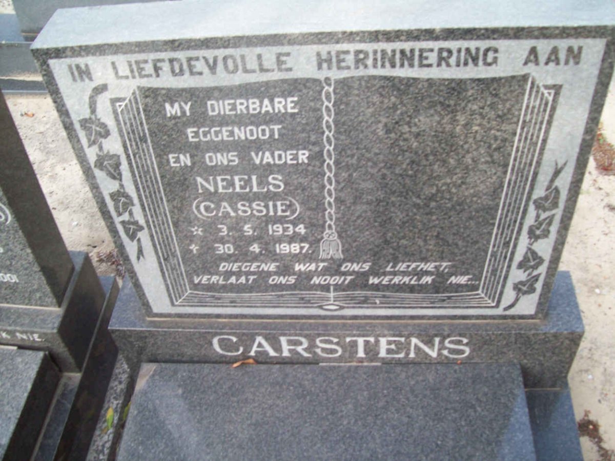 CARSTENS Neels 1934-1987