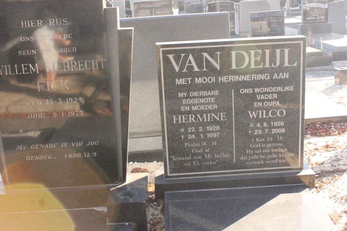 DEIJL Wilco, van 1926-2009 &amp; Hermine 1928-1997