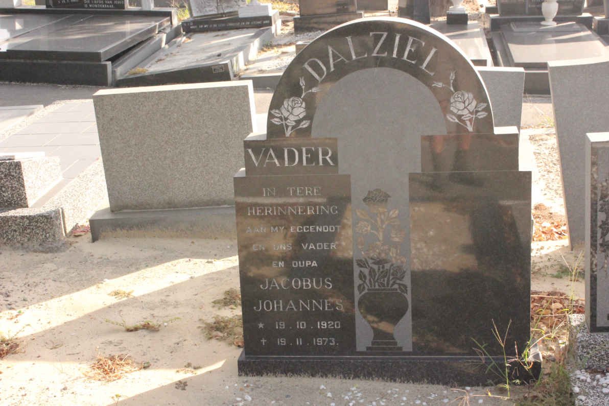 DALZIEL Jacobus Johannes 1920-1973