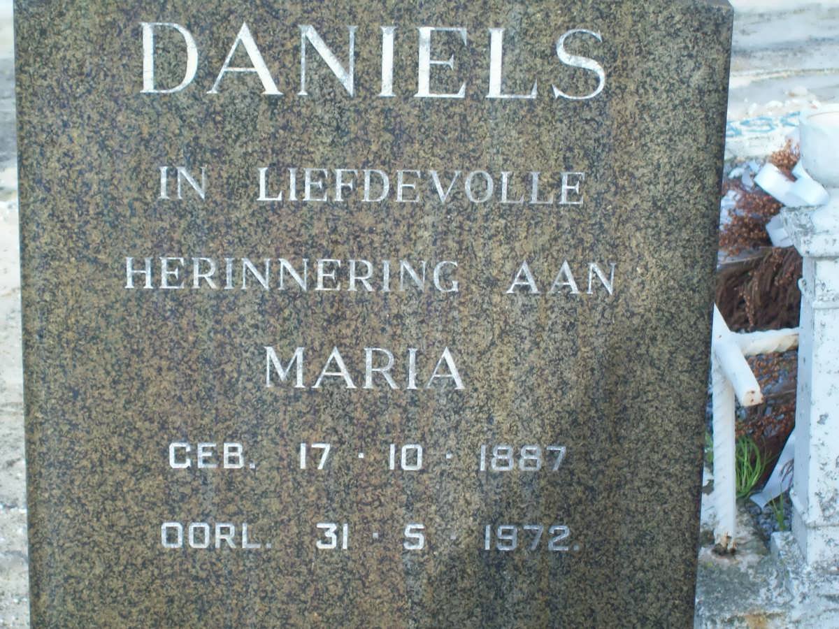 DANIELS Maria 1887-1972