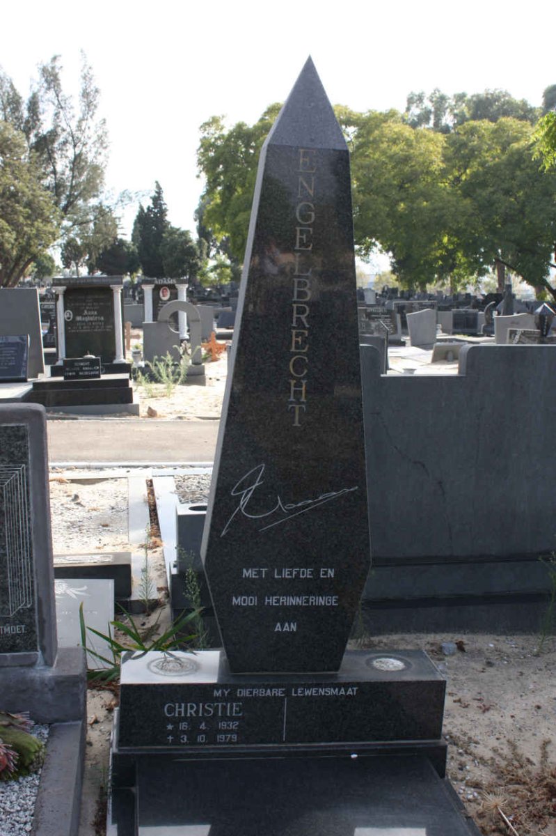 ENGELBRECHT Christie 1932-1979