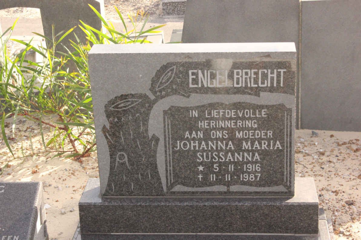 ENGELBRECHT Johanna Maria Sussanna 1916-1987
