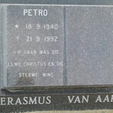 ERASMUS Petro 1940-1992