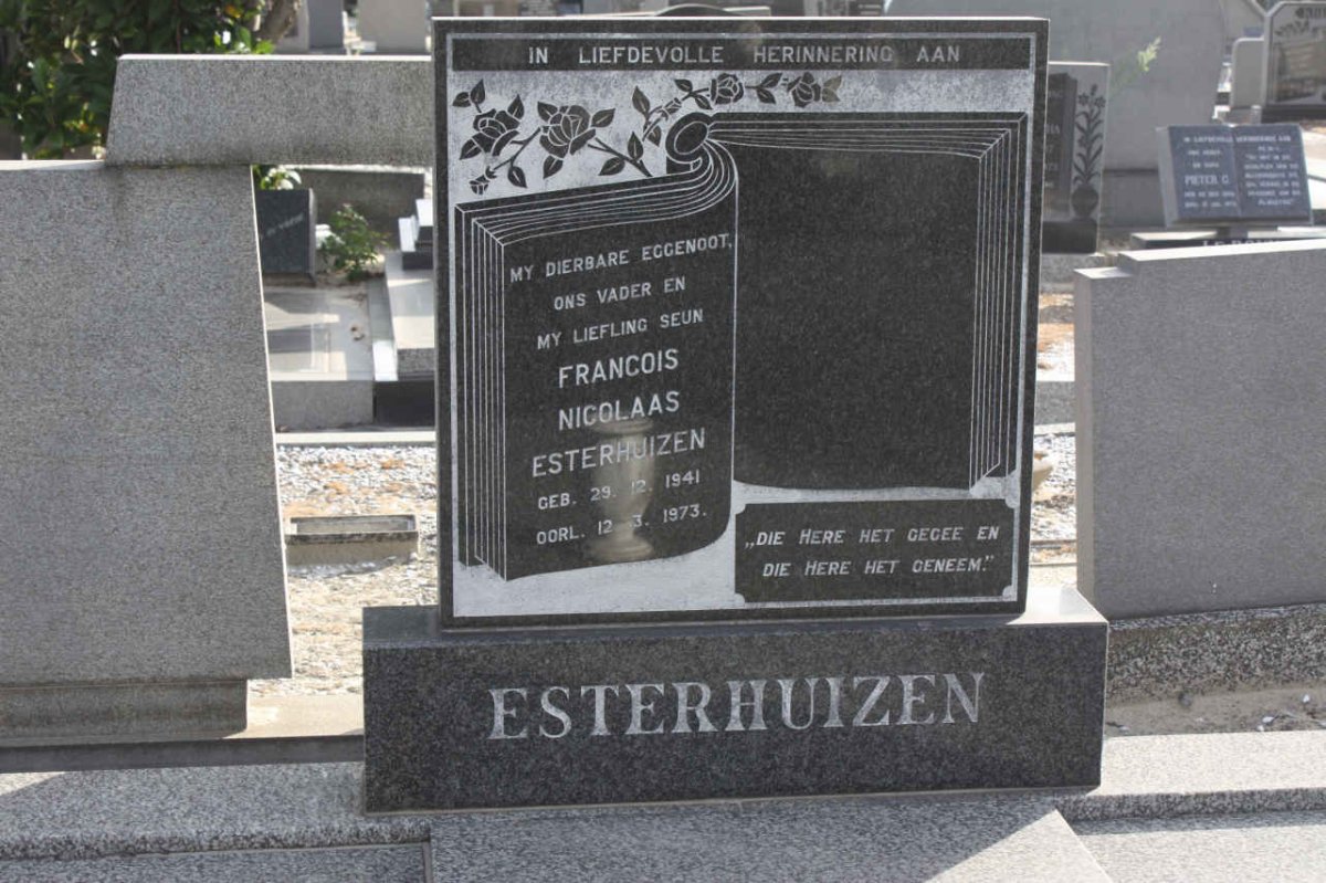 ESTERHUIZEN Francois Nicolaas 1941-1973