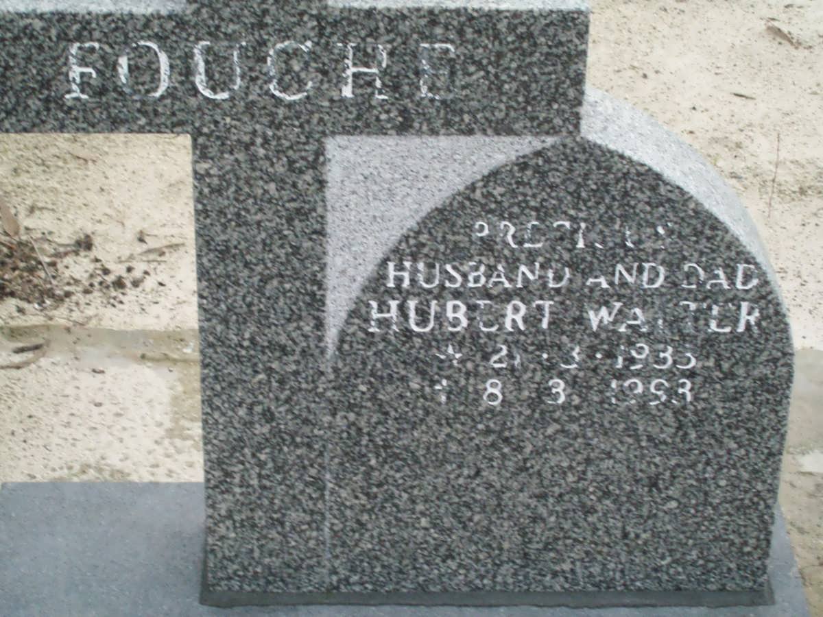 FOUCHE Hubert Walter 1933-1993