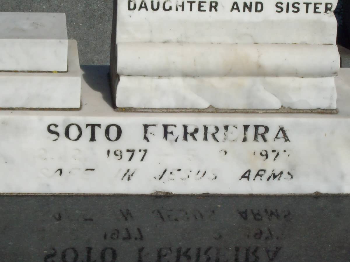 FERREIRA Monique Soto 1977-1977