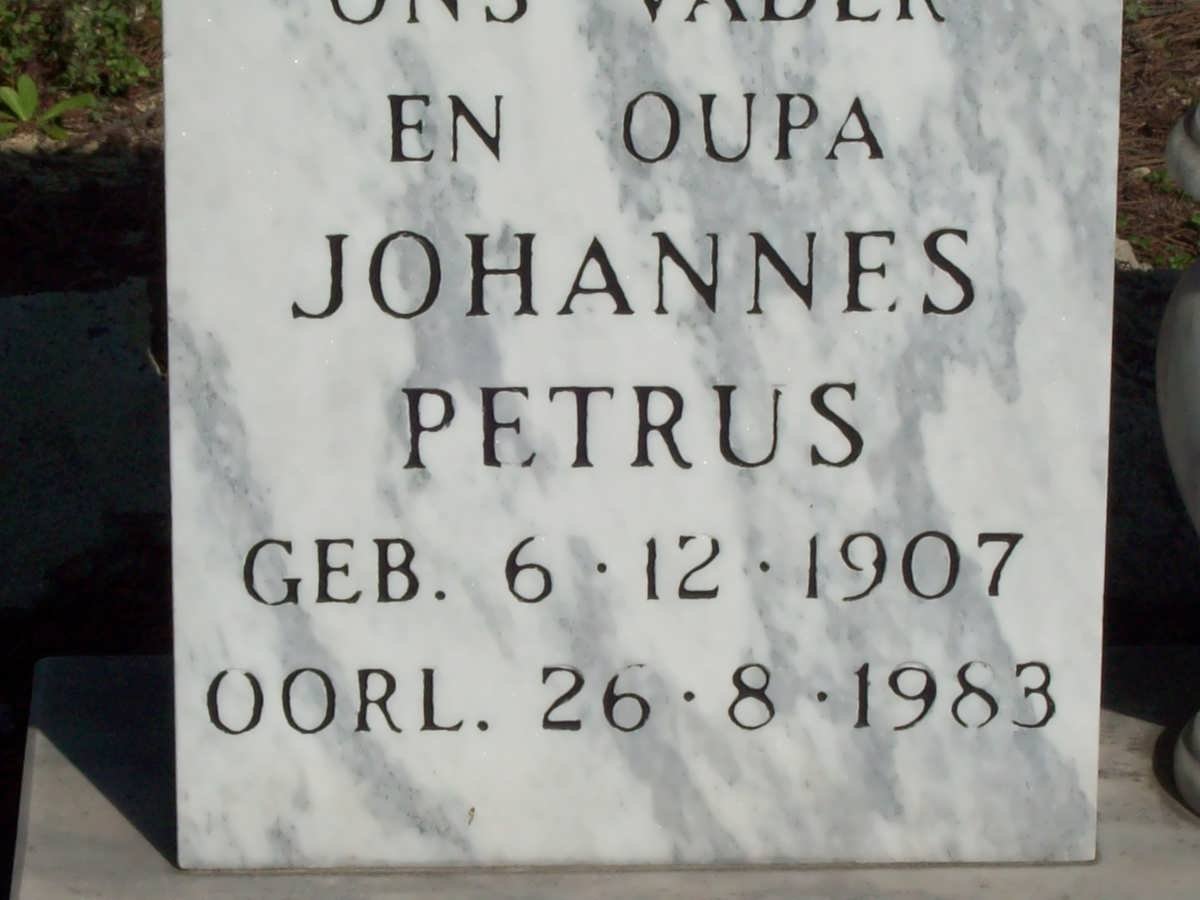 GROBBELAAR Johannes Petrus 1907-1983