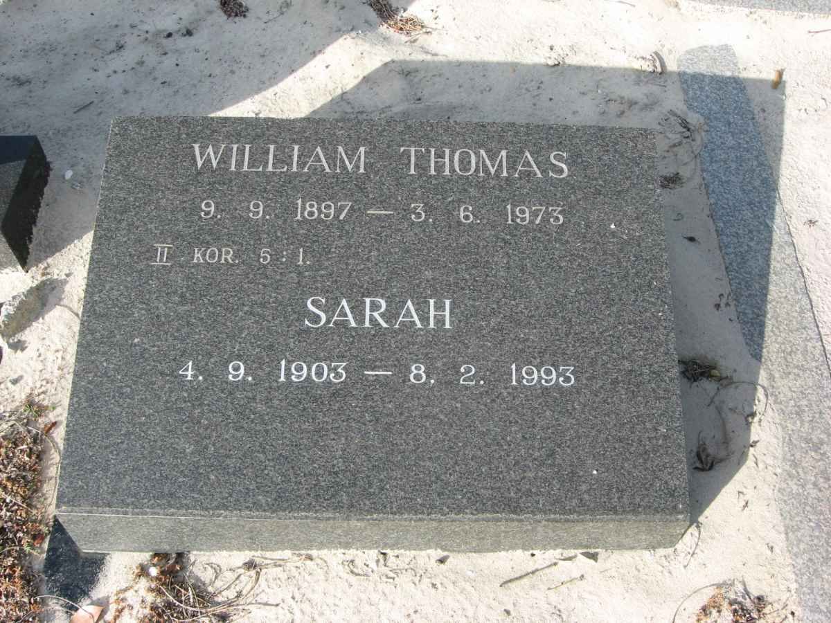 GUMMOW William Thomas 1897-1973 &amp; Sarah 1903-1993