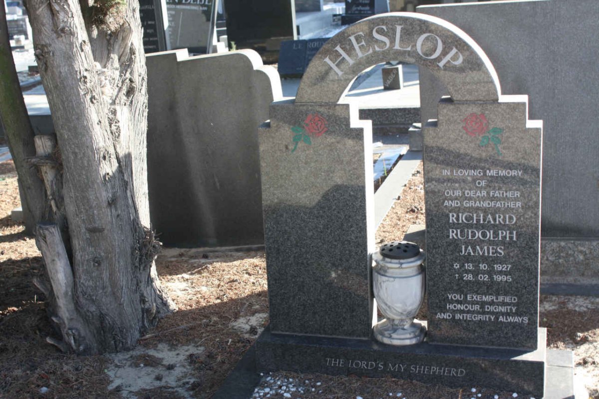 HESLOP Richard Rudolph James 1927-1995