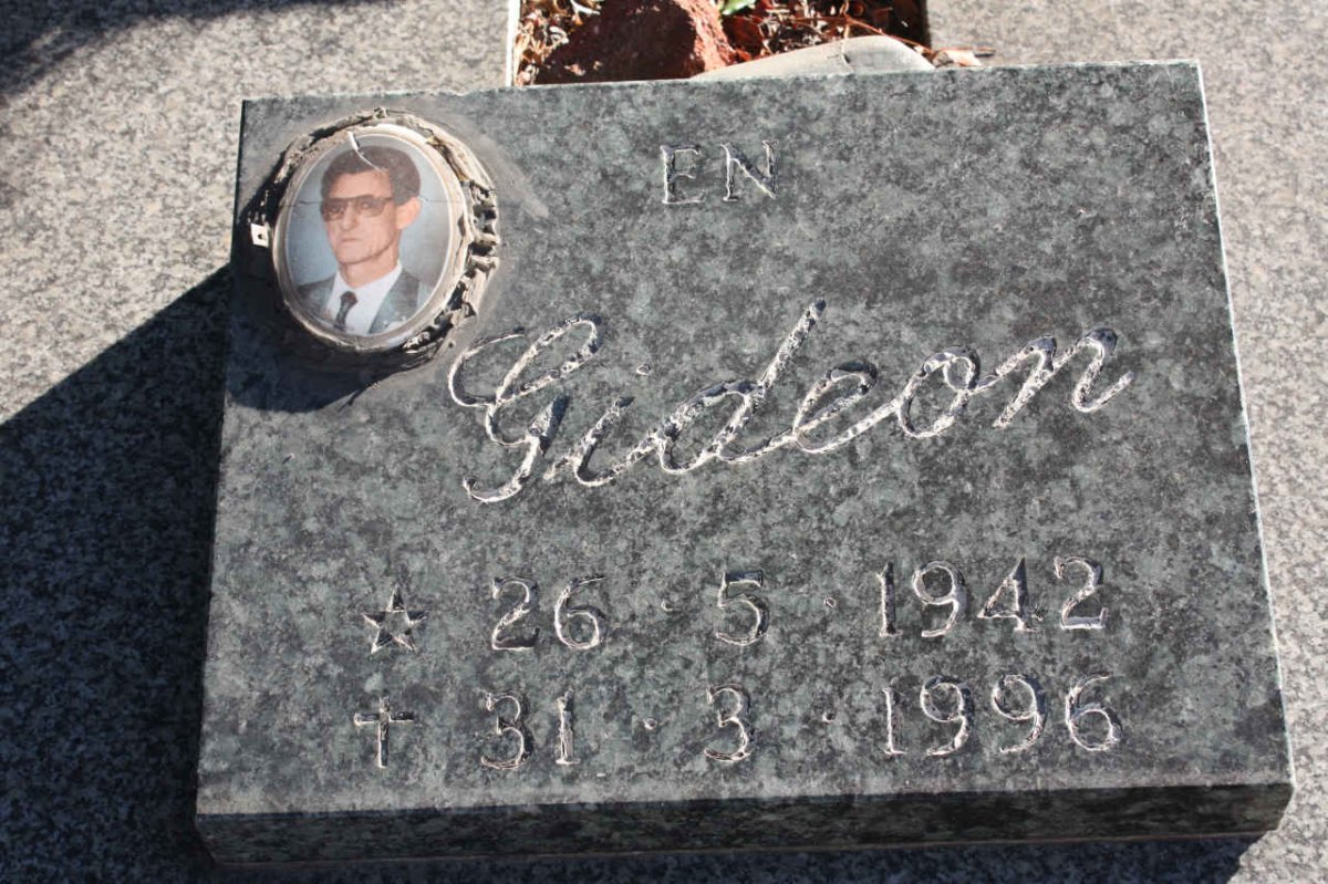 HAASBROEK Gideon 1942-1993