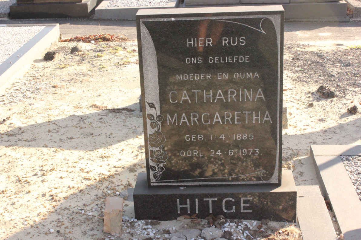 HITGE Catharina Margaretha 1885-1973