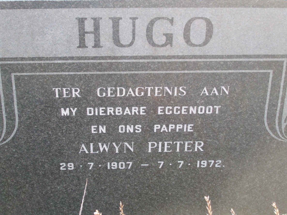 HUGO Alwyn Pieter 1907-1972