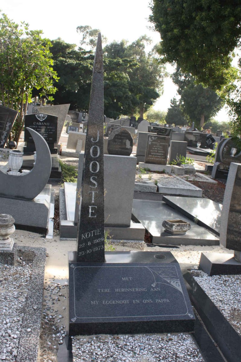 JOOSTE Kotie 1929-1973