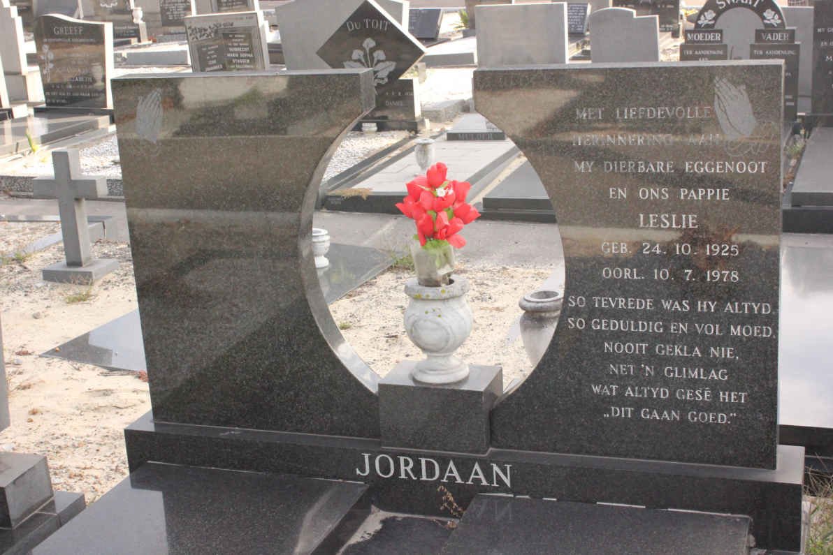 JORDAAN Leslie 1925-1978