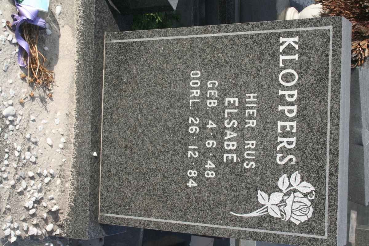 KLOPPERS Elsabe 1948-1984