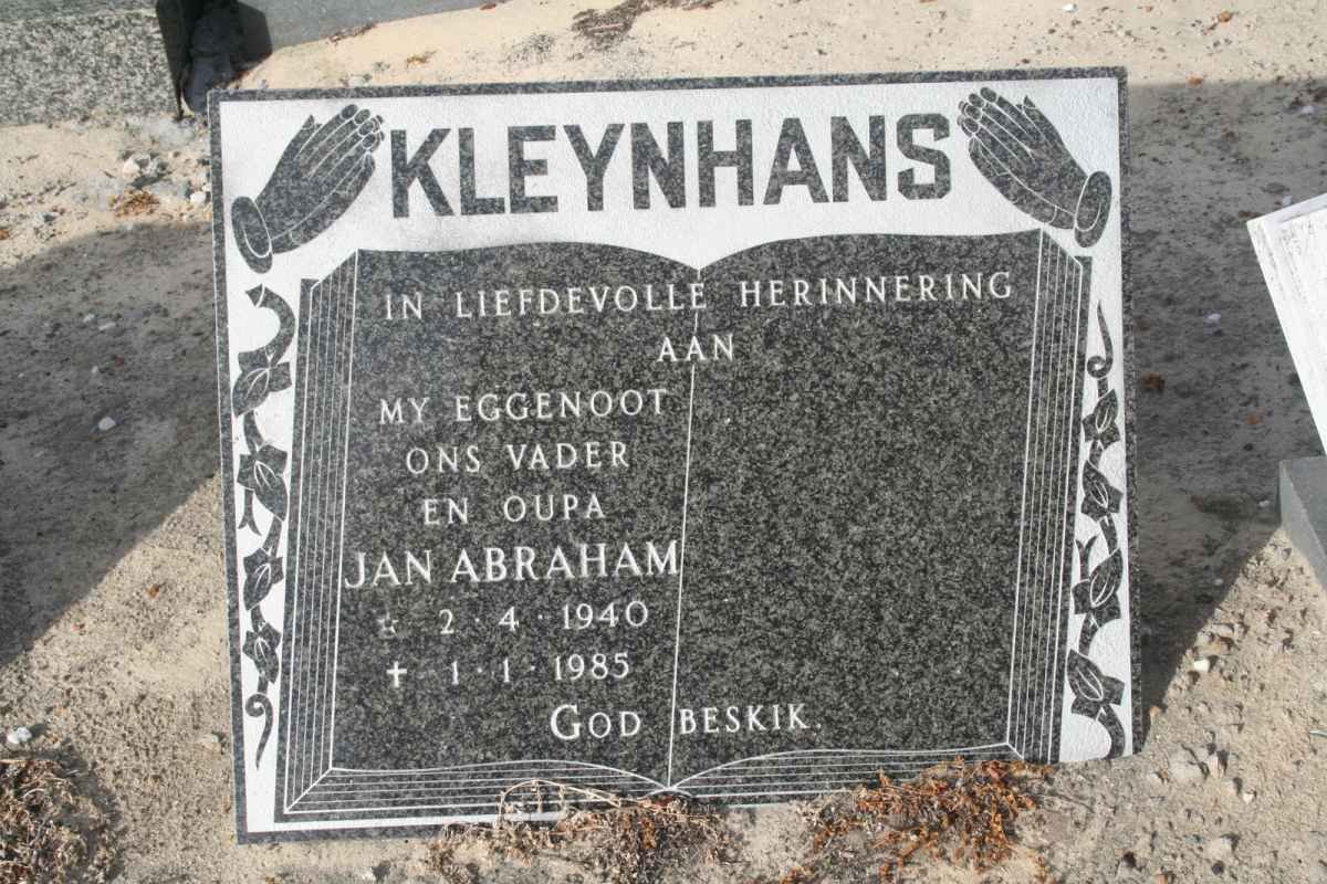 KLEYNHANS Jan Abraham 1940-1985
