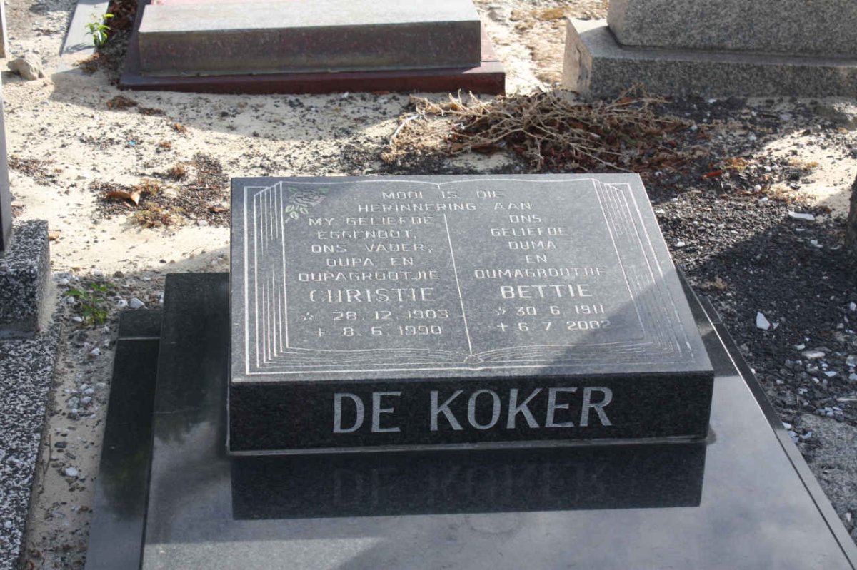 KOKER Christie, de 1903-1990 &amp; Bettie 1911-2002