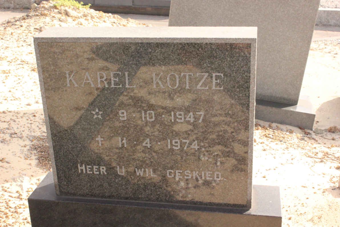 KOTZE Karel 1947-1974