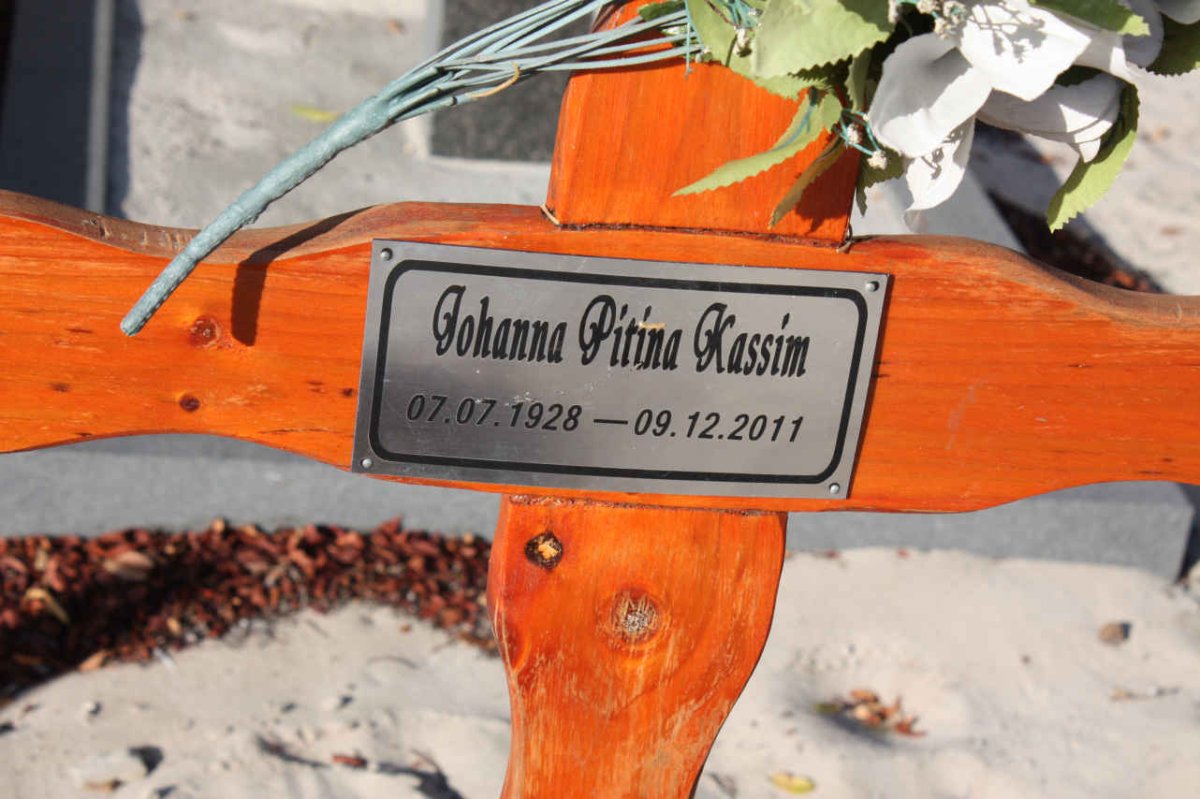 KASSIM Johanna Pitina 1928-2011