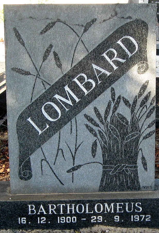 LOMBARD Bartholomeus 1900-1972