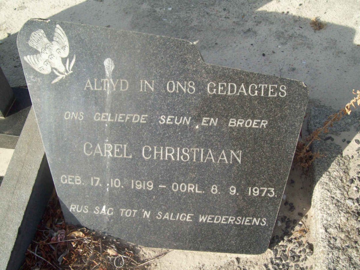 LOURENS Carel Christiaan 1919-1973