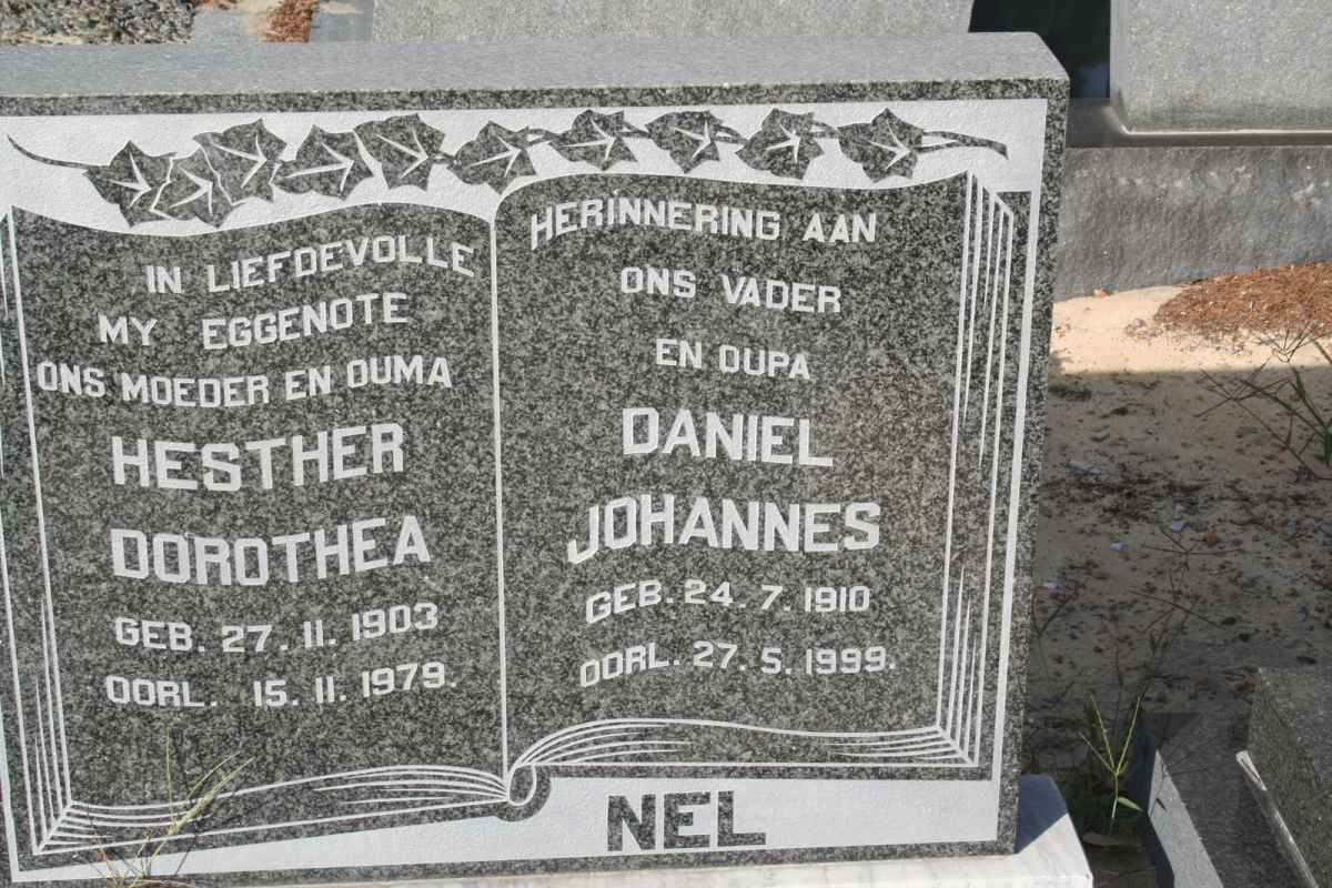 NEL Daniel Johannes 1910-1999 &amp; Hester Dorothea 1903-1979