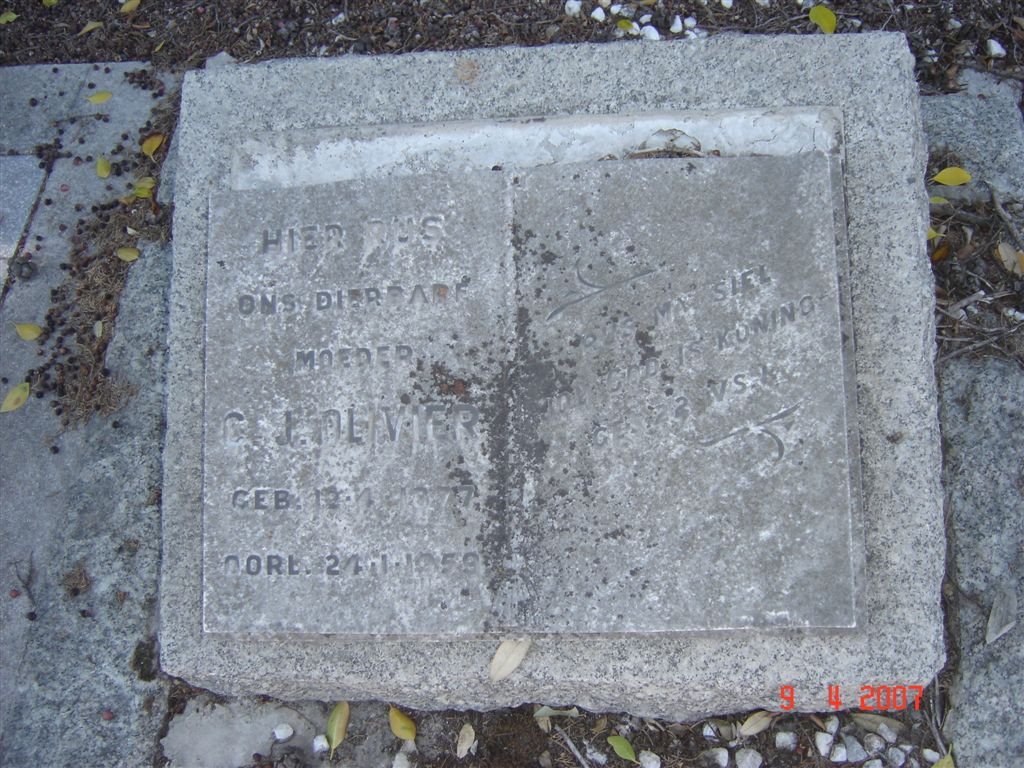 OLIVIER C.J. 1877-1959