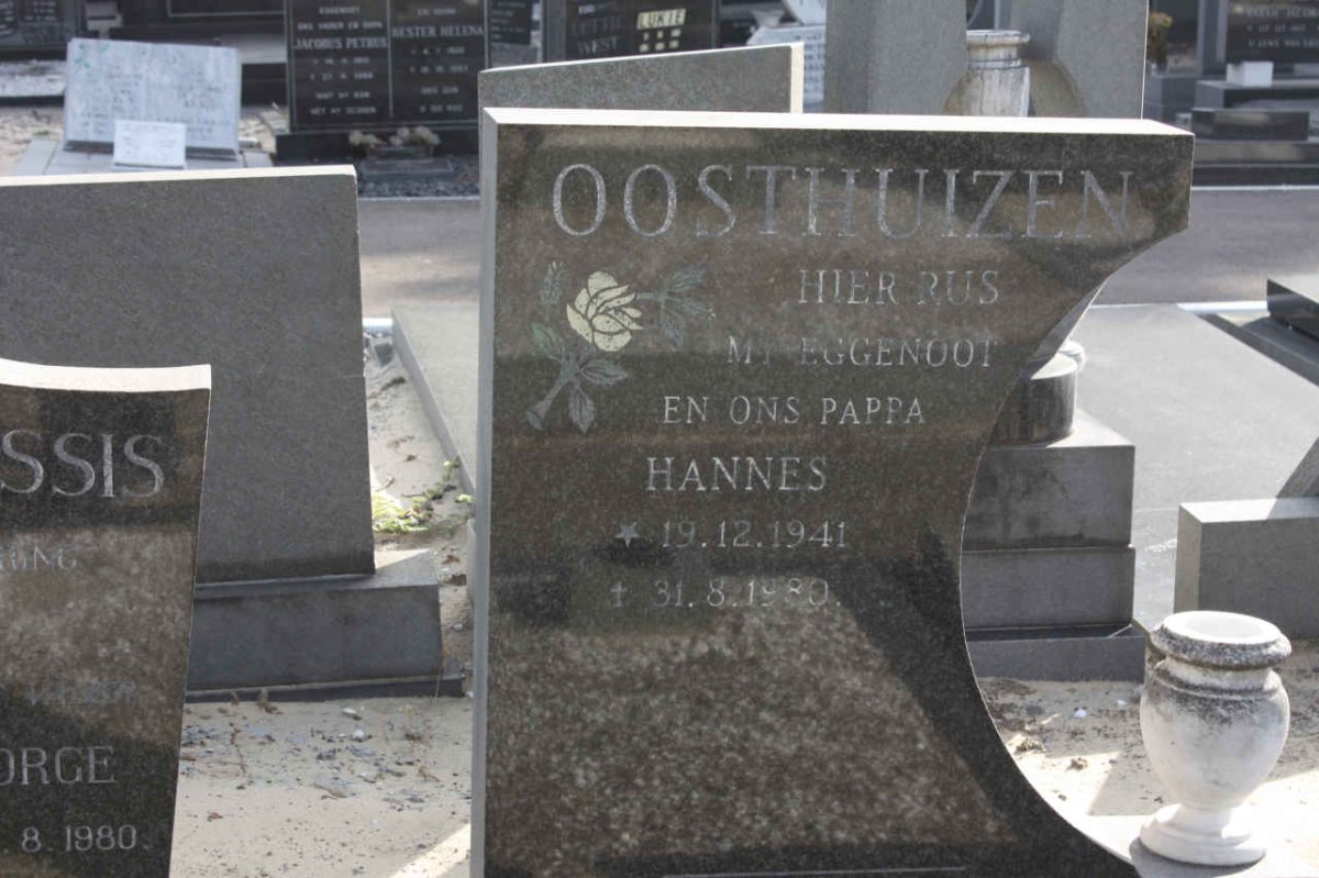 OOSTHUIZEN Hannes 1941-1980