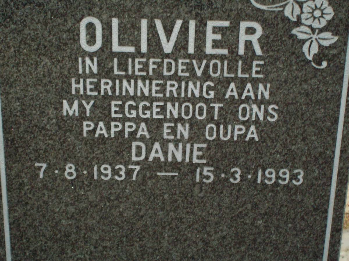 OLIVIER Danie 1937-1993