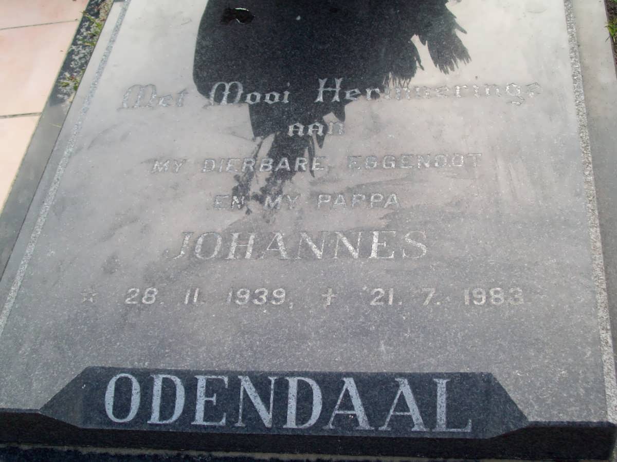 ODENDAAL JOHANNES